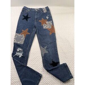 Vintage Tommy Hilfiger Custom Star Jeans Women’s Size 6 Blue Denim Distress